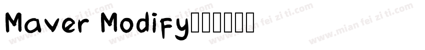 Maver Modify字体转换